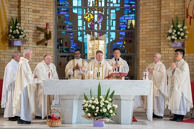  archbishop during mass